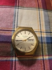 Mens Bulova Accutron Vintage Watch Day Date **READ**
