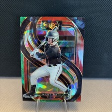 2025 Panini Select James Tibbs III Premier Cracked Ice Prizm #171 Dodgers