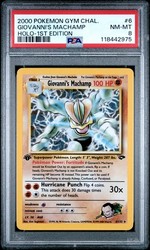 Giovanni's Machamp 6/132 Gym Challenge Holo Rare 1st Edition