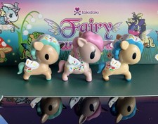 TOKIDOKI Lot X 3 UNICORNO NEON STAR LINE Simone Legno Kawaii