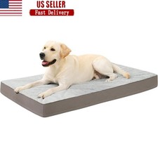 Orthopedic Waterproof Dog Bed W/ Removable Cover Durable Support Pet Mattress US