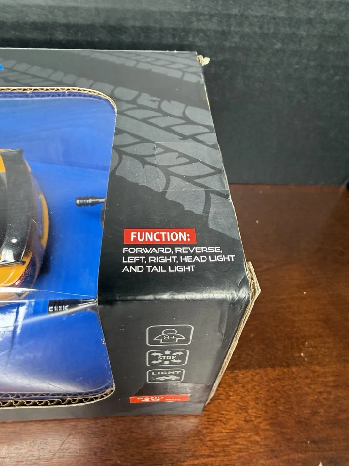 Braha 1:24 Scale Yellow Lexus LFA RC Remote Control Car - Box Shows Wear - Image 3 of 4