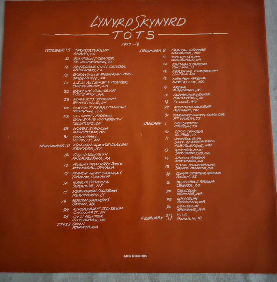 LYNYRD SKYNYRD - Street Survivors - Vinyl LP 1977 MCA-3029 Master Flames Banned - Image 4 of 4