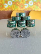 Vintage 1981/1984 SKOAL Tobacco Can Lot Of 11 Original Empty Wintergreen