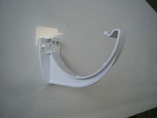GUTTER GUTTERING BRACKET x10 uPVC Plastic White Round