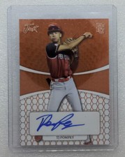2022 LEAF METAL PERFECT GAME JUST MINORS TJ POMPEY 2/5 ORANGE AUTO