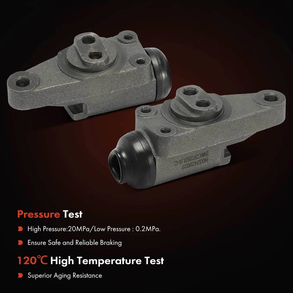 2x Cilindro de rueda de freno de tambor superior delantero izquierdo y derecho para Ford F-600 80-83 F-700 Foto 4 de 4