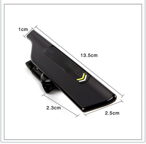 2P Car Accessories Stand Wing Windshield Wiper Blade Protector Spoiler ABS Metal - Picture 2 of 11