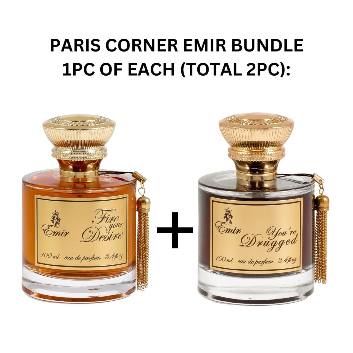 パリスコーナー エミール フォービドゥン シュガー 100ml Paris Corner Emir Fire Your Desire + You're Drugged Bundle