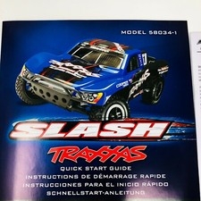 Traxxas Slash XL-5 Model 58034-1 Quick Start Guide Manual Pack New