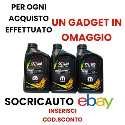 3 Litri Olio Motore Petronas Selenia WR Forward 0W30 MOPAR FIAT 955535-DS1 C2