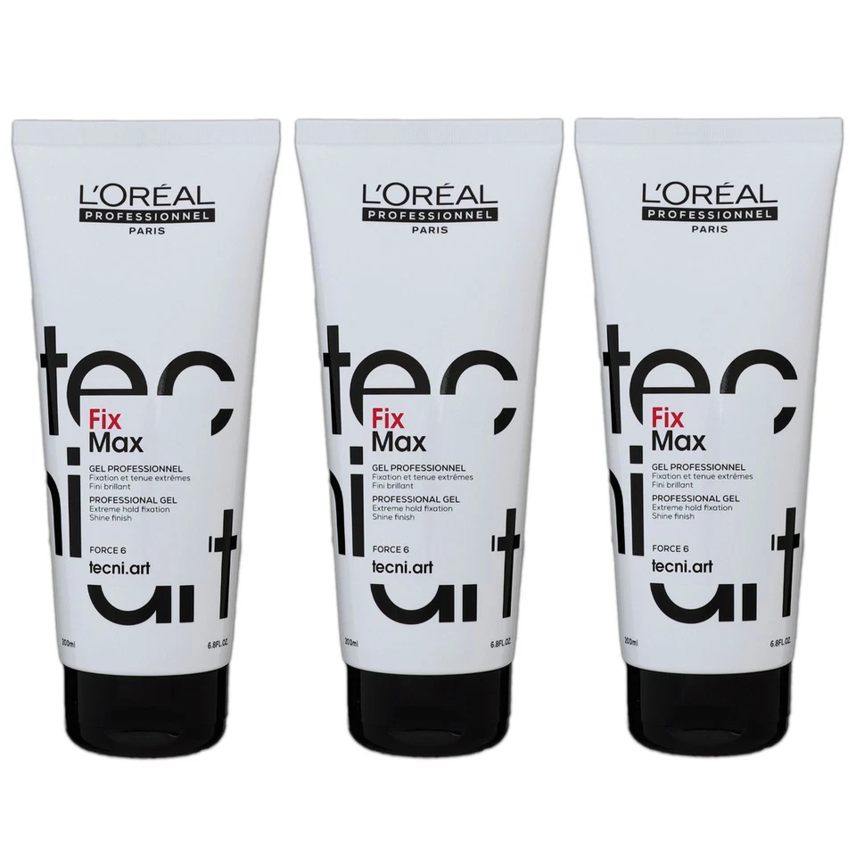 Loreal Tecni. ART Fix Max 3 x 200 ml Haargel extremer Halt Set - Bild 2 von 2