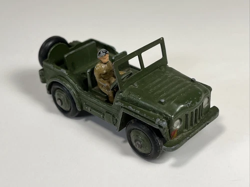 Vintage Dinky Toys 674 Austin Champ Military Jeep