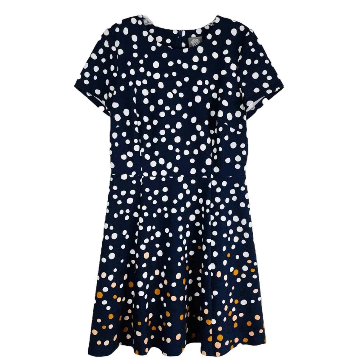 Vince camuto top polka dot dress