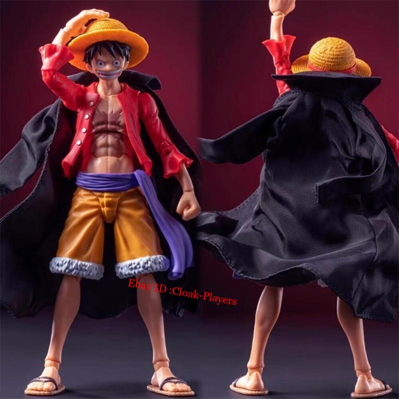 1/12 Handmade Black Wired Coat for S.H.Figuarts Monkey D Luffy