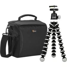 Lowepro Format 160 Camera Bag & Joby GorillaPod SLR-Zoom Tripod w/ ballhead Kit