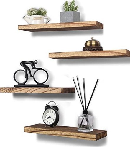 HXSWY 36 Inch Rustic Floating Shelves Wall Mounted Assorted Sizes , Colors - Picture 22 of 37