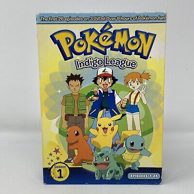  Pokemon Season 1 Indigo League Set 3 DVD : Movies & TV