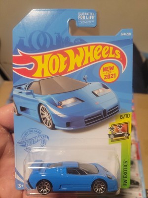 2021 Hot Wheels N Case '94 Bugatti EB110 SS #224 HW Exotics Series Solid Blue