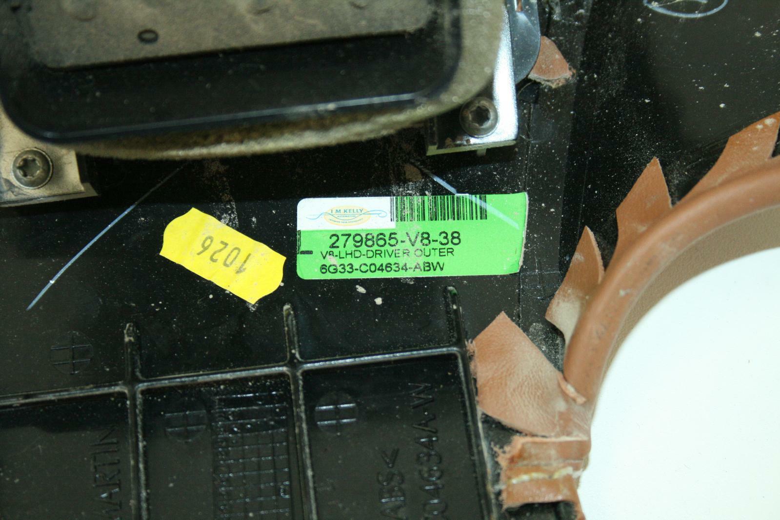 09 Aston Martin Vantage V8 Left Driver Side Dash Vent Trim 6G33-C04634-ABW
