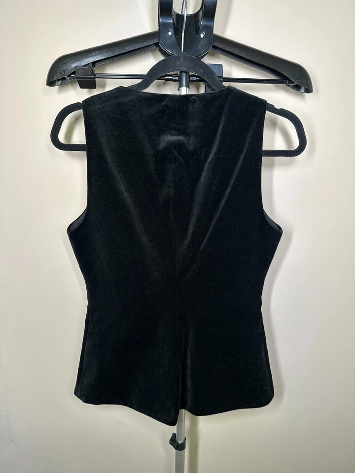 Новый Derek Lam 10 Crosby черный бархат жилет размер 2 розничной $495 - Изображение 2 из 4