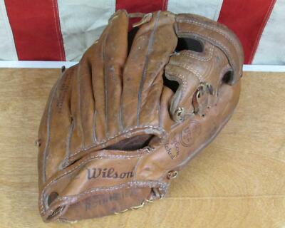 Gant De Baseball Vintage Wilson Ball Hawk Ron Santo - Chicago Cubs, 12", Années 60, Cuir