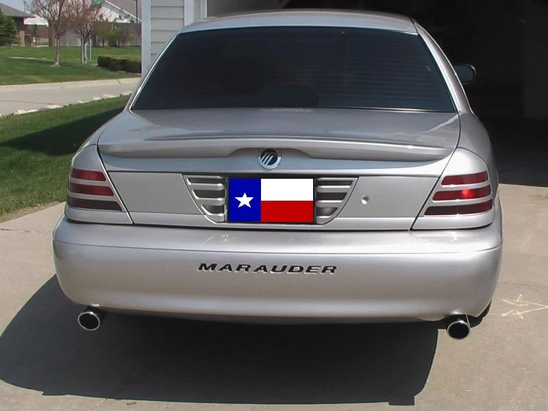 Spoiler 适用于 98 - 2008 福特 Crown Vic Marauder Grand Marquis 着色任何颜色 — 第 2/4 张图片