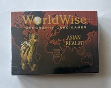 WORLD WISE Geography Card Game - Asian Realm  2001 Educational Family Game NEW