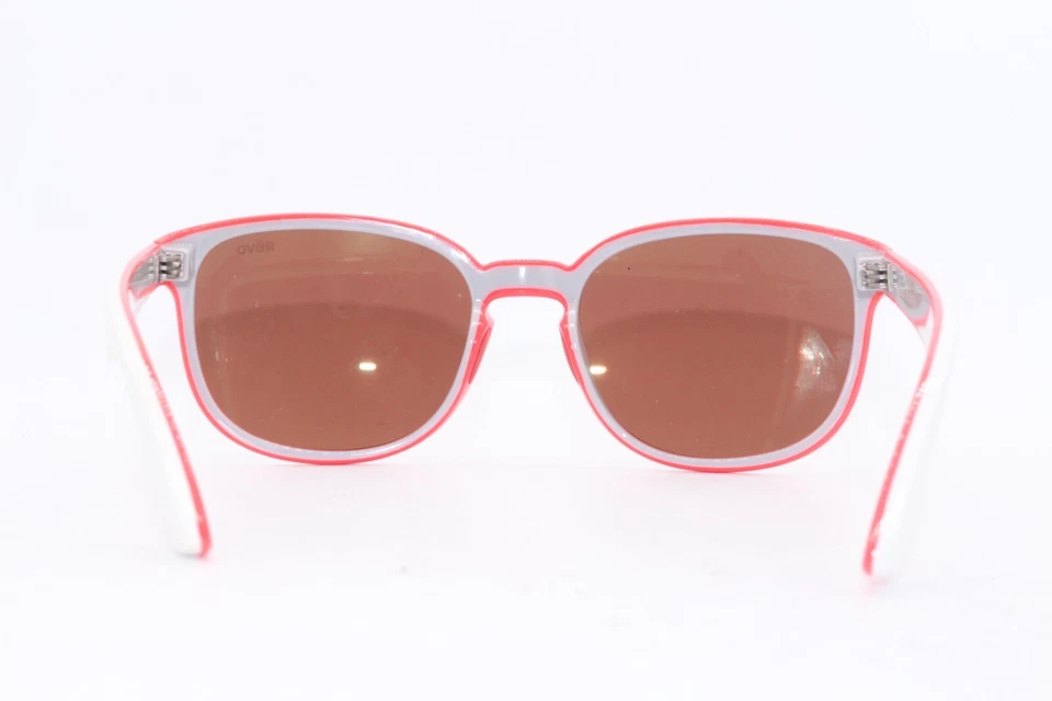 NUEVO REVO RE 1028 09 KASH BLANCO ROJO POLARIZADO AUTÉNTICO MARCOS GAFAS DE SOL 57-18 Foto 4 de 4