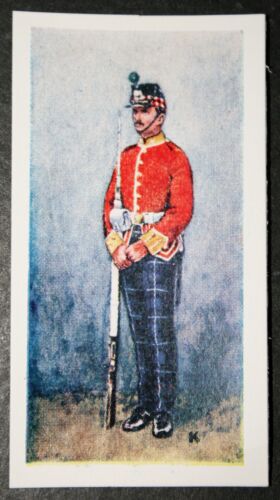 HIGHLAND LIGHT INFANTRY  circa 1896    Vintage 1950's Card  BD19M - Picture 1 of 2