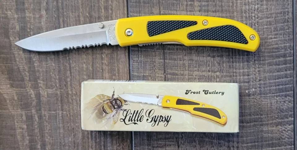 LOTE de 4 cuchillos plegables Frost Cutlery boina verde y naranja camuflaje Foto 3 de 4