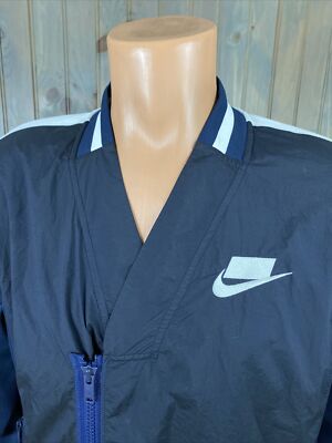 Nike NSW Sportswear Full Zip Jacket CJ5044-060 blue white  men's Medium