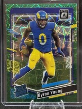 2023 Panini Donruss Optic - Byron Young (RC) - Green Velocity Rated Rookie- #266