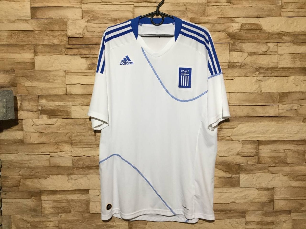 GREECE 2010 2011 2012 Home Football Shirt Soccer Jersey Adidas