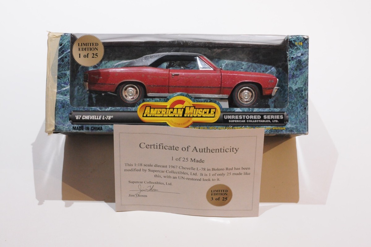 1/18 ERTL ‘67 CHEVELLE L78 シボレー　シェベル　アメ車 1/18 ERTL '67 CHEVELLE L78 シボレー シェベル アメ車 - メルカリ