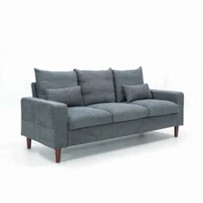 Panana 3 Seater Upholstered Sofa Couch Loveseat Modern Living Room Sofa