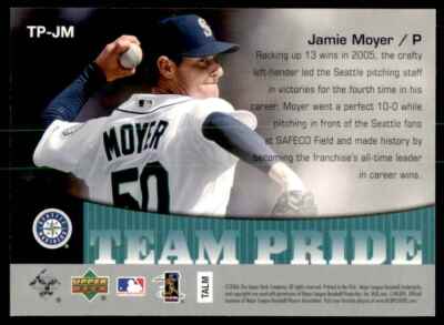 2006 Upper Deck Team Pride #TP-JM Jamie Moyer Seattle Mariners | eBay