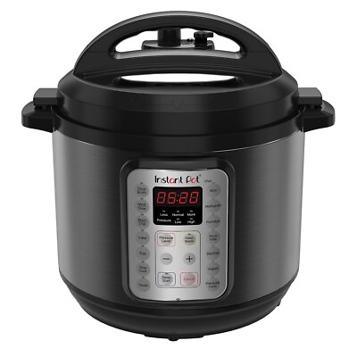 Instant Pot 9-in-1 Electric Pressure Cooker Easy One-Touch Cooking, 6 Quart/Pint