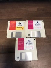 3 Vintage America Online Floppy Disks for Macintosh