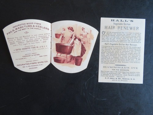 Lotto di 7, 1893 Esposizione Colombiana Fair Expo Trade Cards, Chicago +1 - Foto 8 di 16