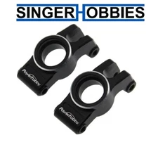 POWERHOBBY PHB6567BLACK Aluminum Rear Hubs TYHPON/GRANITE GROM 1/18 HRP