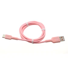 For Galaxy S20/S21/S23/S24/FE - 3ft USB-C Cable Pink Charger Cord Power Wire