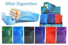 2er Set für 100 mm Zigaretten Box Dose Etui Case Color Design  Serie 325