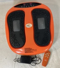 Powerfit ETF002M Power Legs Vibration Foot Massager Platform w Remote Power Cord