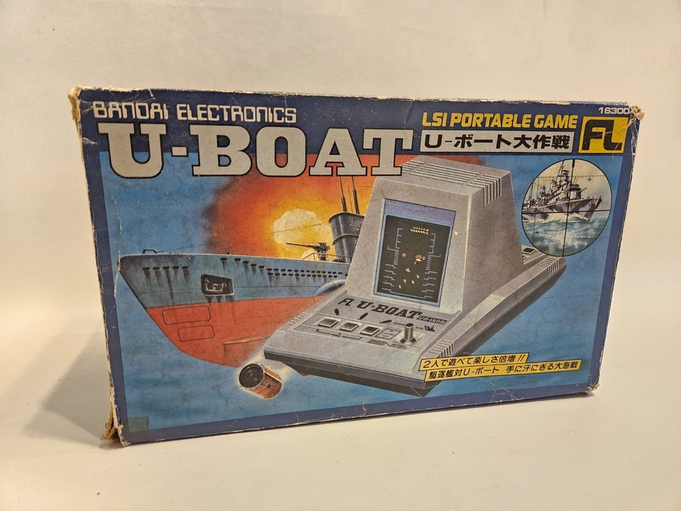 Vintage 1982 Rare Bandai FL Uboat Tabletop VFD handheld electronic Game - IN BOX