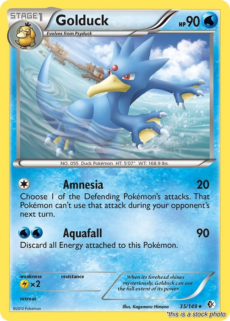 Pokemon- Golduck (35) [(BCR) - 35/149] MP Rare