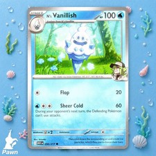 N's Vanillish 50/217 Eroi Ascesi Pokemon TCG Card Acqua Singola Trading Card