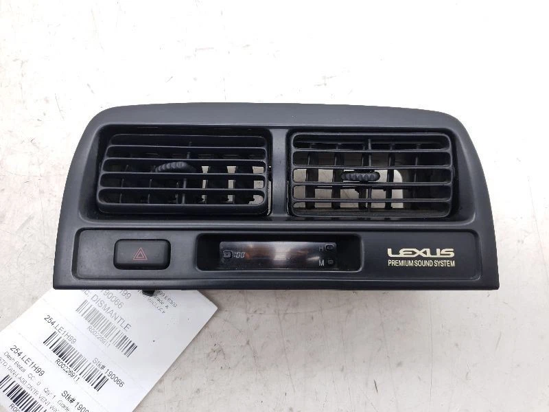 97 98 99 00 01 Lexus ES300 bisel de tablero central con rejillas de ventilación Foto 2 de 4