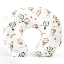 GRSSDER Minky Stretchy Nursing Pillow Cover Removable Breastfeeding Slipcover