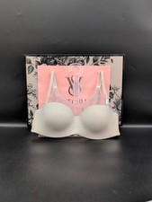 Victoria Secret Pink Wear Everywhere Strapless Smooth Push Up Bra 32B Marzipan